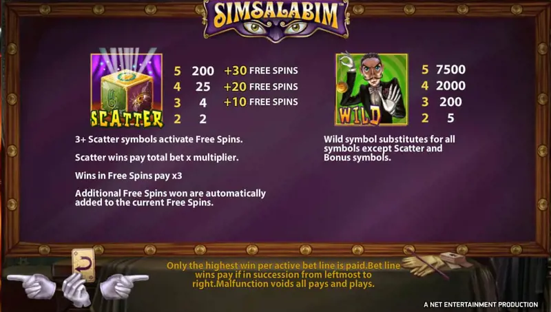 Uitleg Free Spins Online Slot Simsalabim