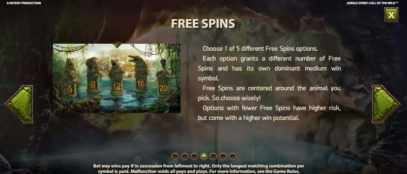 Uitleg Free Spins Online Slot Jungle Spirit
