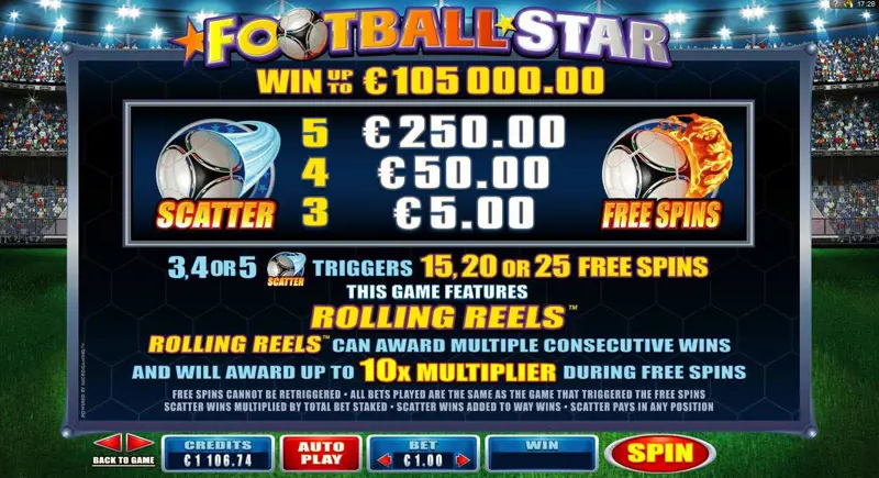 Uitleg Free Games Online Slot Football Star