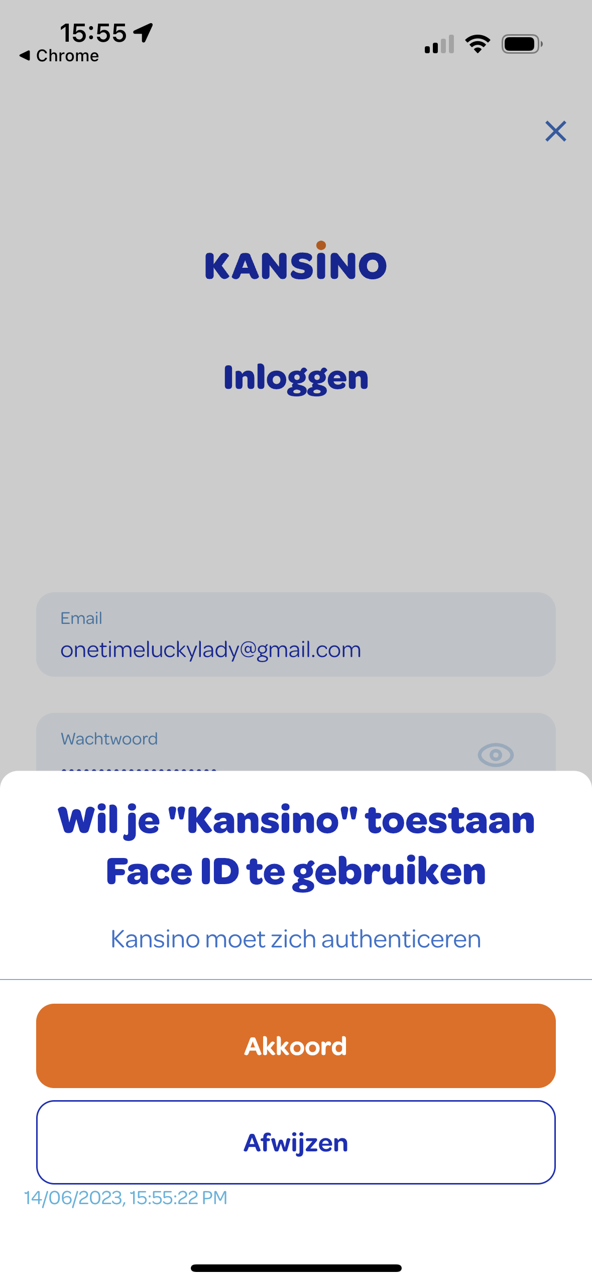Face ID Kansino App