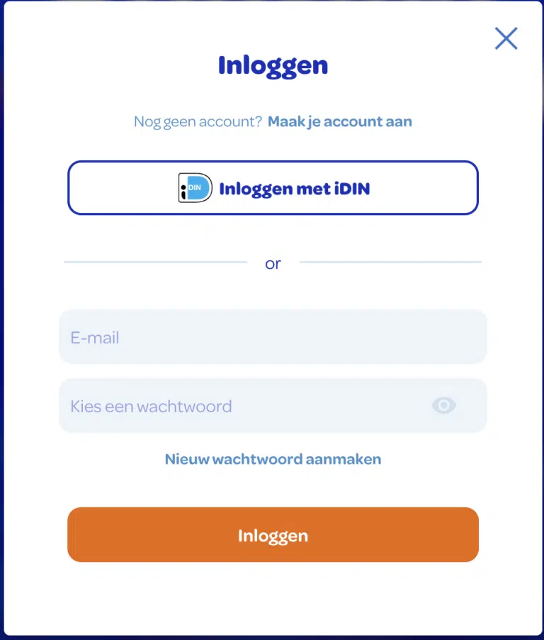 Nieuw Wachtwoord Aanmaken