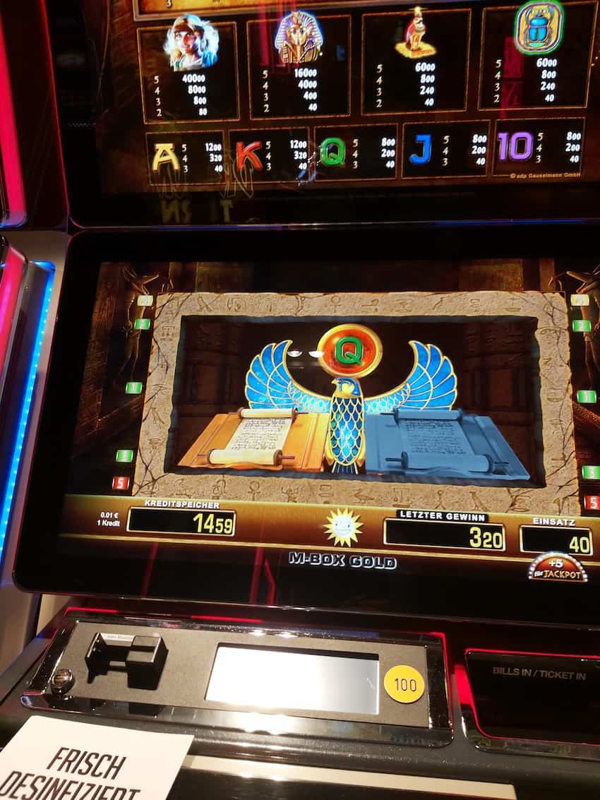 Merkur gokkasten in Spielbank Aachen