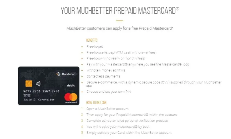 MuchBetter Creditcard
