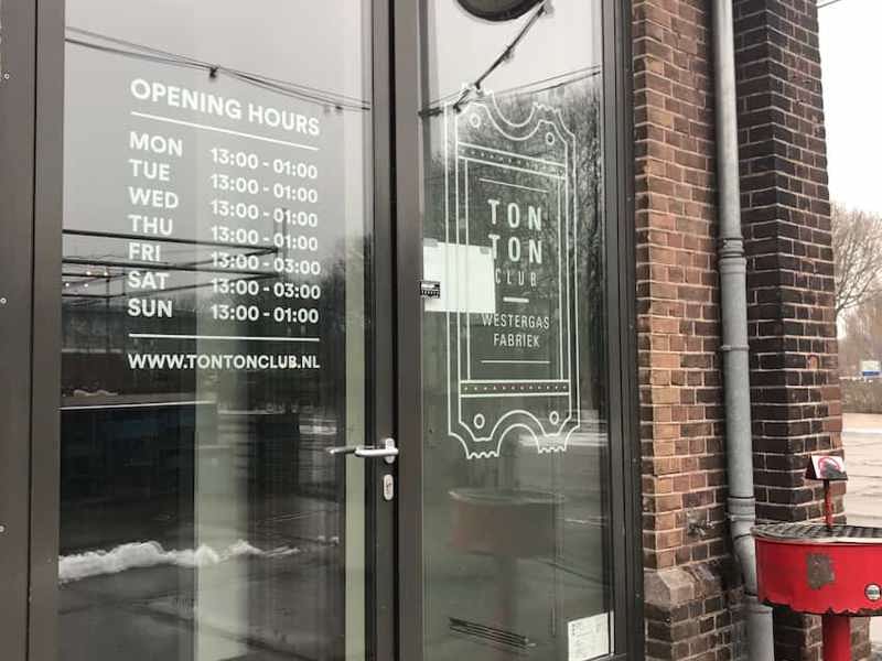 Ton Ton Opening Hours