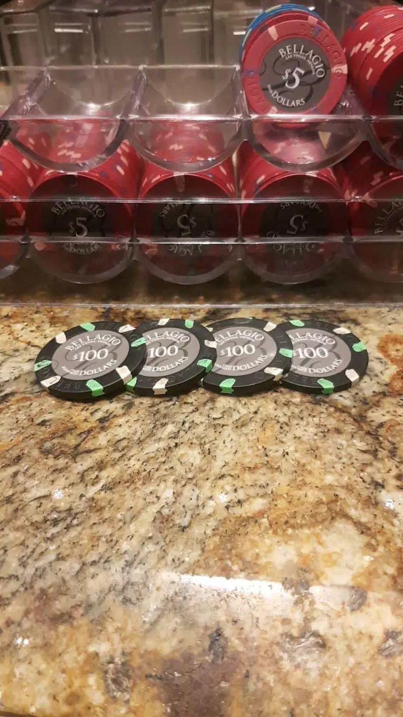 Bellagio poker chips