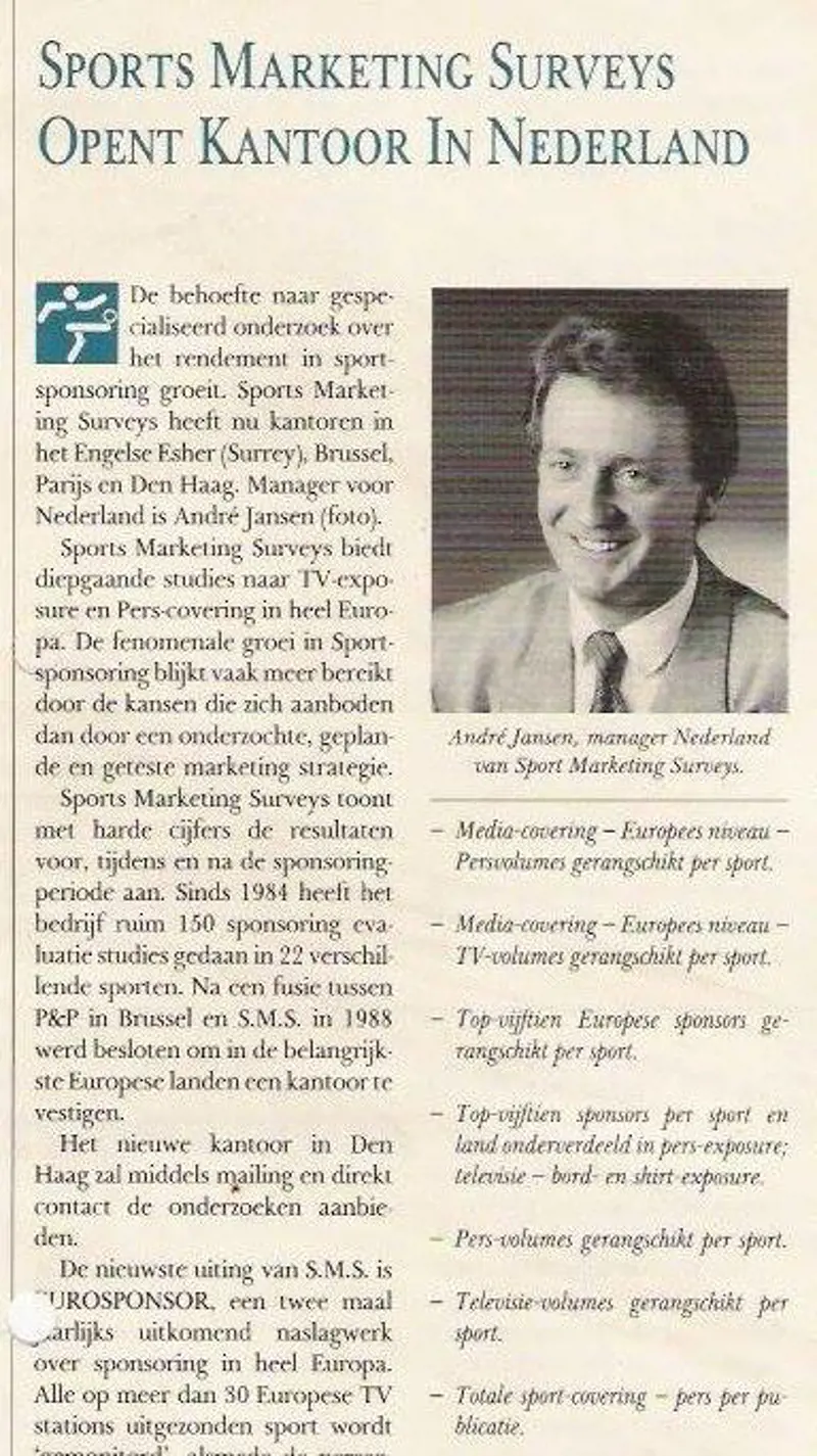 Andre Jansen Manager