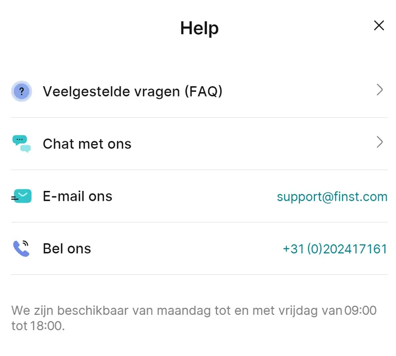 Contact met Finst