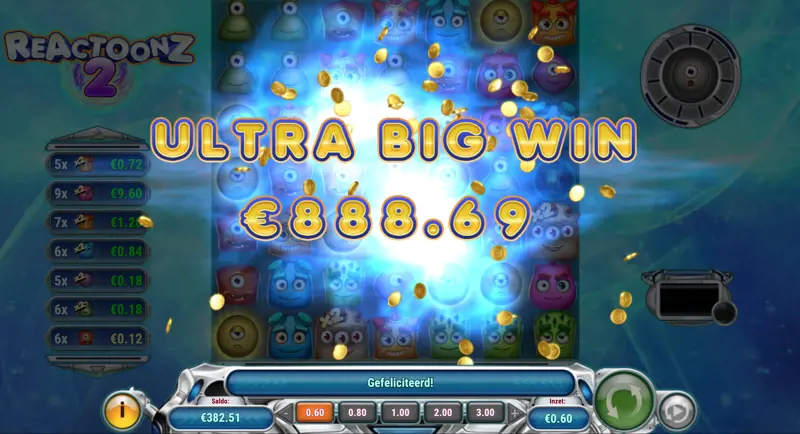 Ultra Big Win Reactoonz2