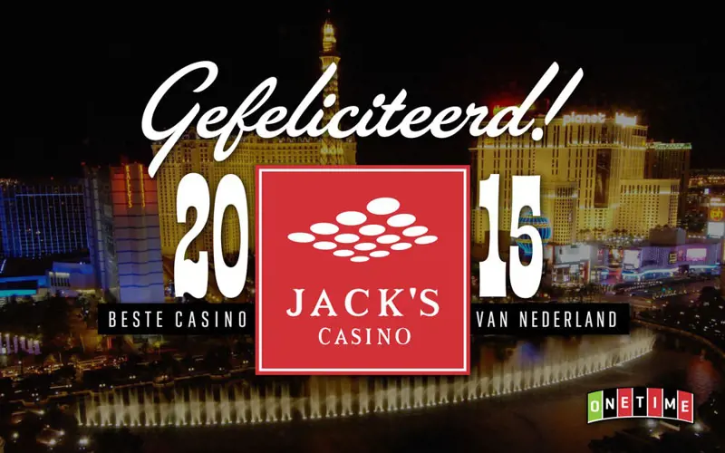 Gefeliciteerd Winnaar Beste Casino 2015 Onetime Fb