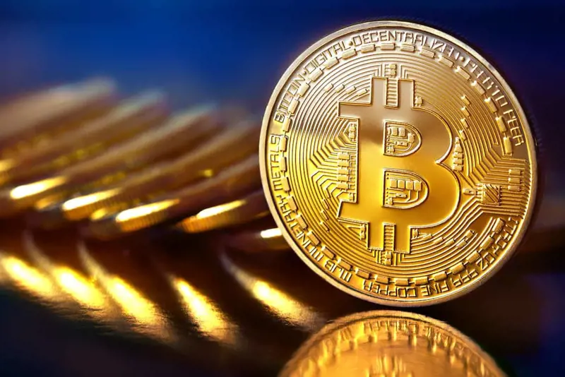Bitcoin gouden munt