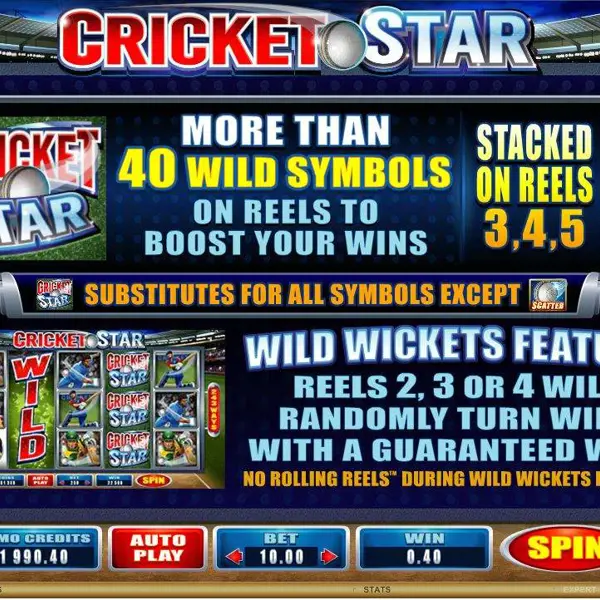 Uitleg Free Games Online Slot Cricket Star