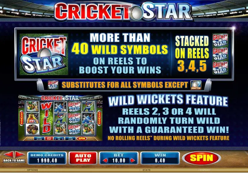 Uitleg Free Games Online Slot Cricket Star