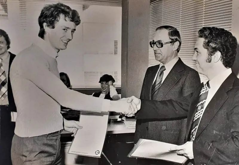 Diplomering Jansen Ottich En Jansen 1977