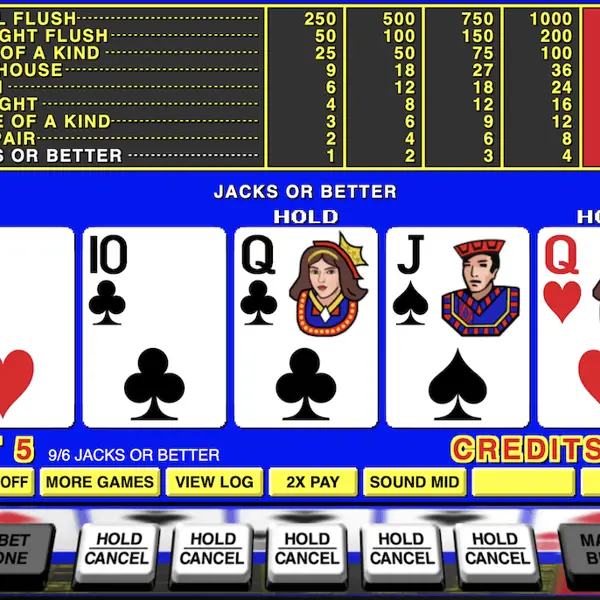 Jacks Or Better Online Video Poker