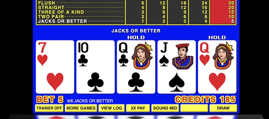 Jacks Or Better Online Video Poker