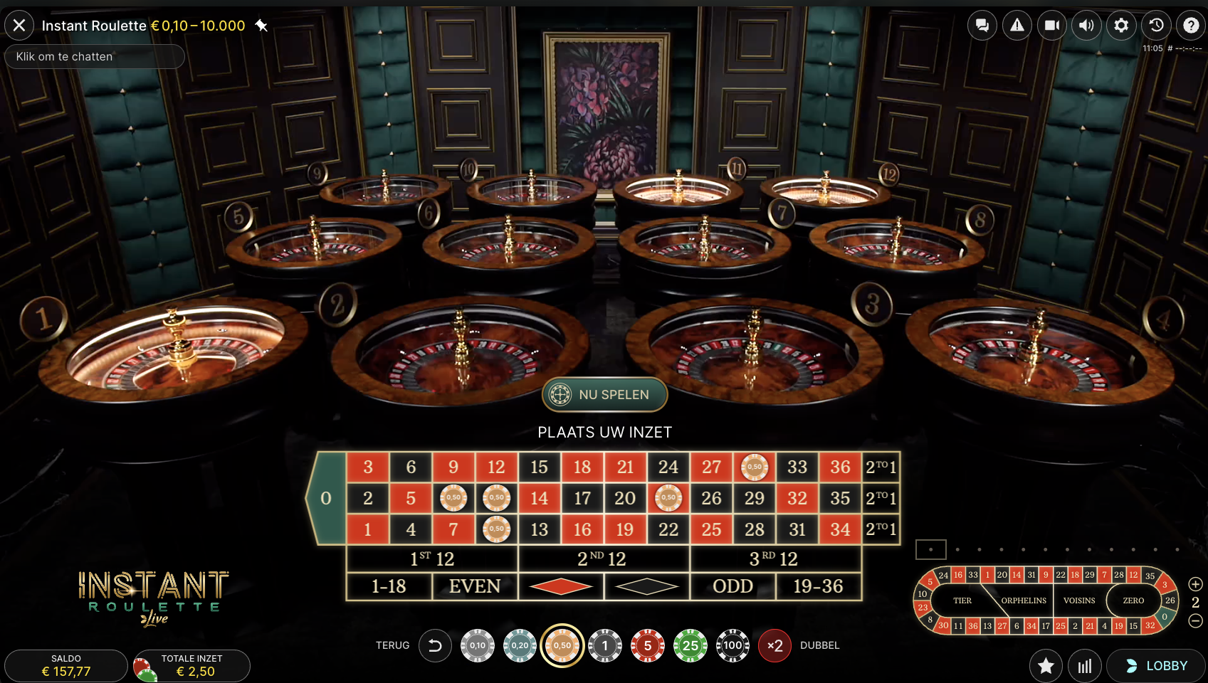 Instant Roulette Live