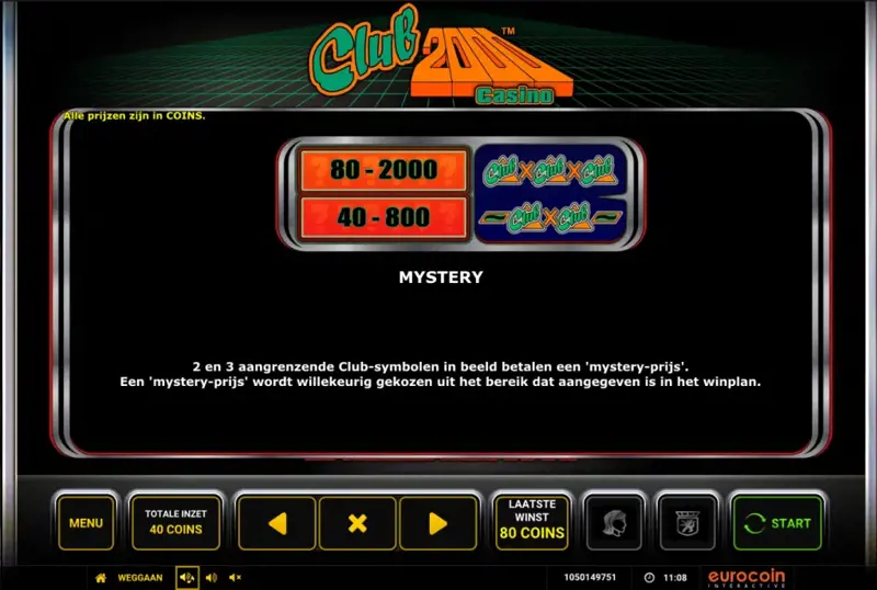 Club 2000 Casino Mystery 1024X688