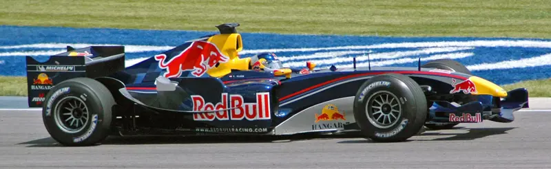 Klien Red Bull In Practice At USGP 2005