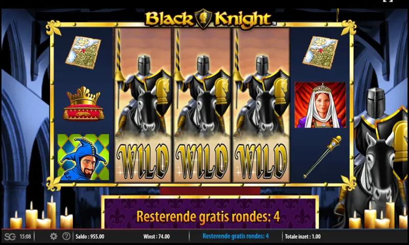 Bonusronde Black Knight