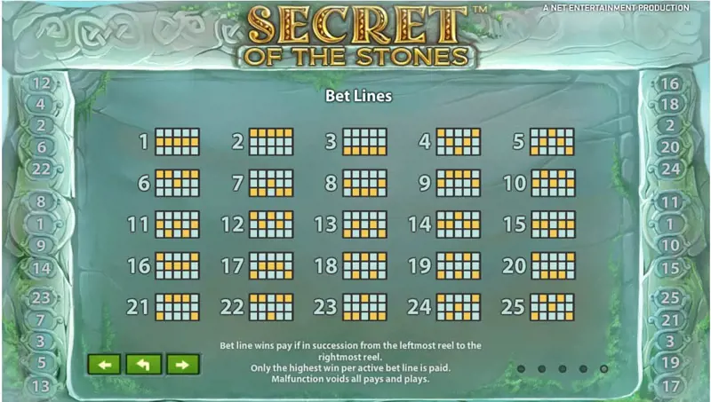 Winlijnen Online Slot Secret Of The Stones