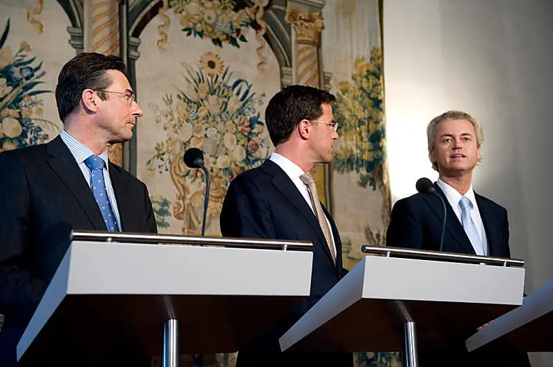 Rutte Wilders En Verhagen Credits To Minister President Rutte