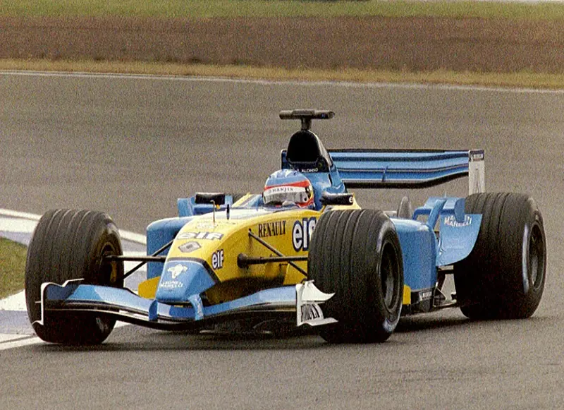 Fernando Alonso 2003 Silverstone 9
