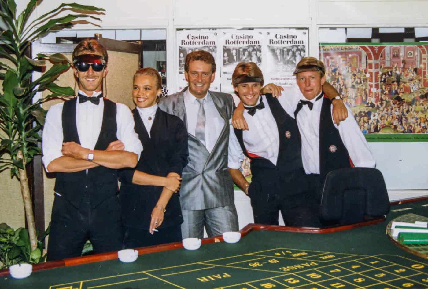 September 1987 In Het Casino In Rotterdam Hilton In Het Opleidingscentrum Werd Voor Het NBT Een Themafeest Gehouden