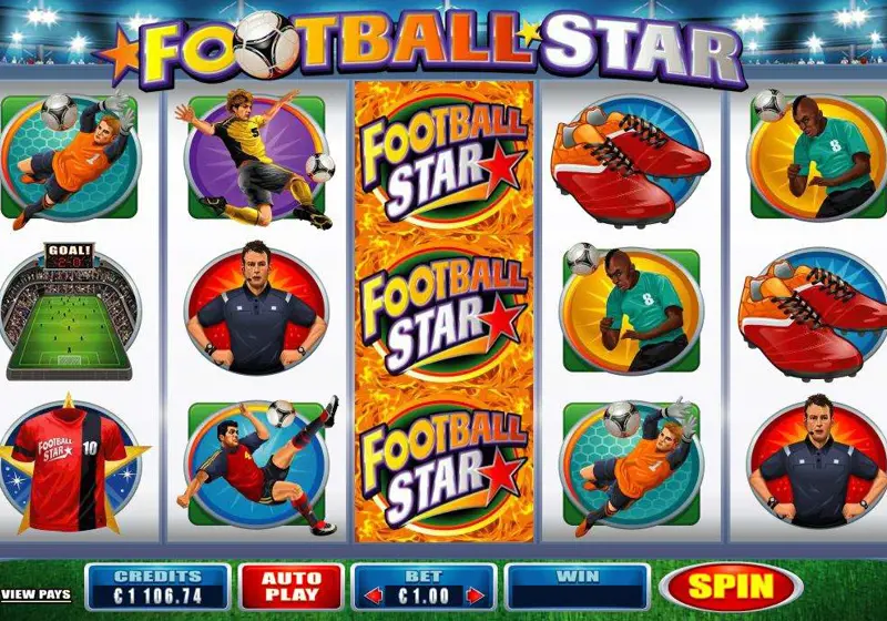 Gameplay Online Slot Football Star