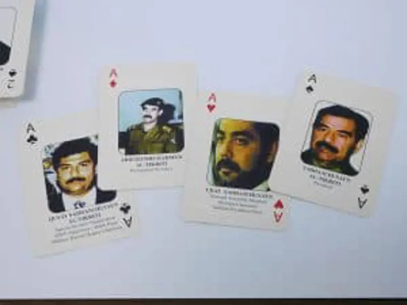 Speelkaarten Most Wanted Iraqi Playing Cards 06 300X225