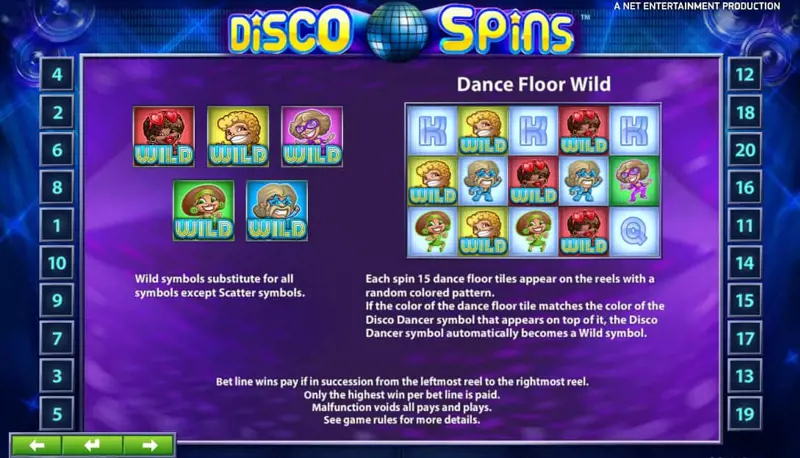 Uitleg Wild Feature Online Slot Disco Spins
