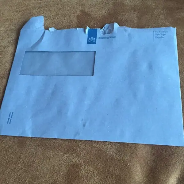 Blauwe Enveloppe