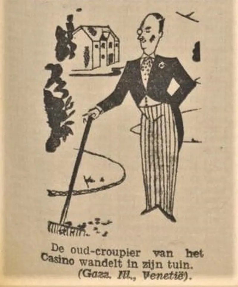 Croupier In Krant 1936