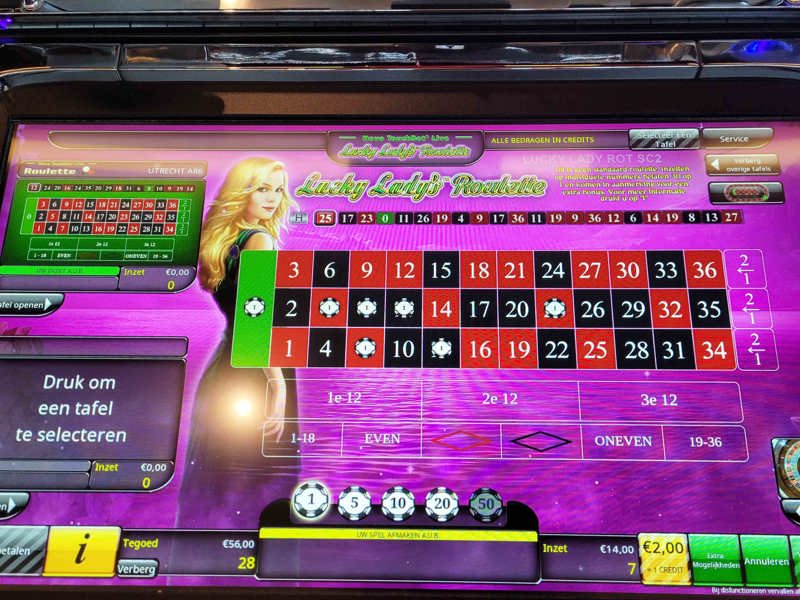 Lucky Lady's Roulette