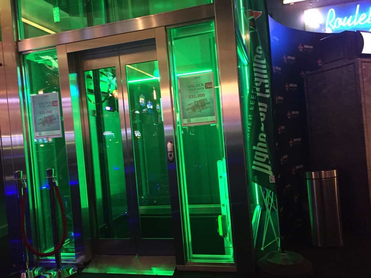 Lift in Casino Knokke