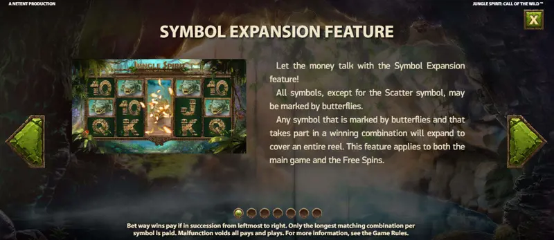 Symbol Expansion Online Slot Jungle Spirit