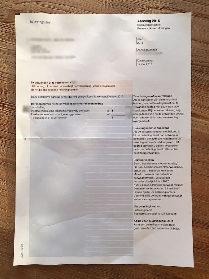 Hoeveel belasting betalen we per maand?