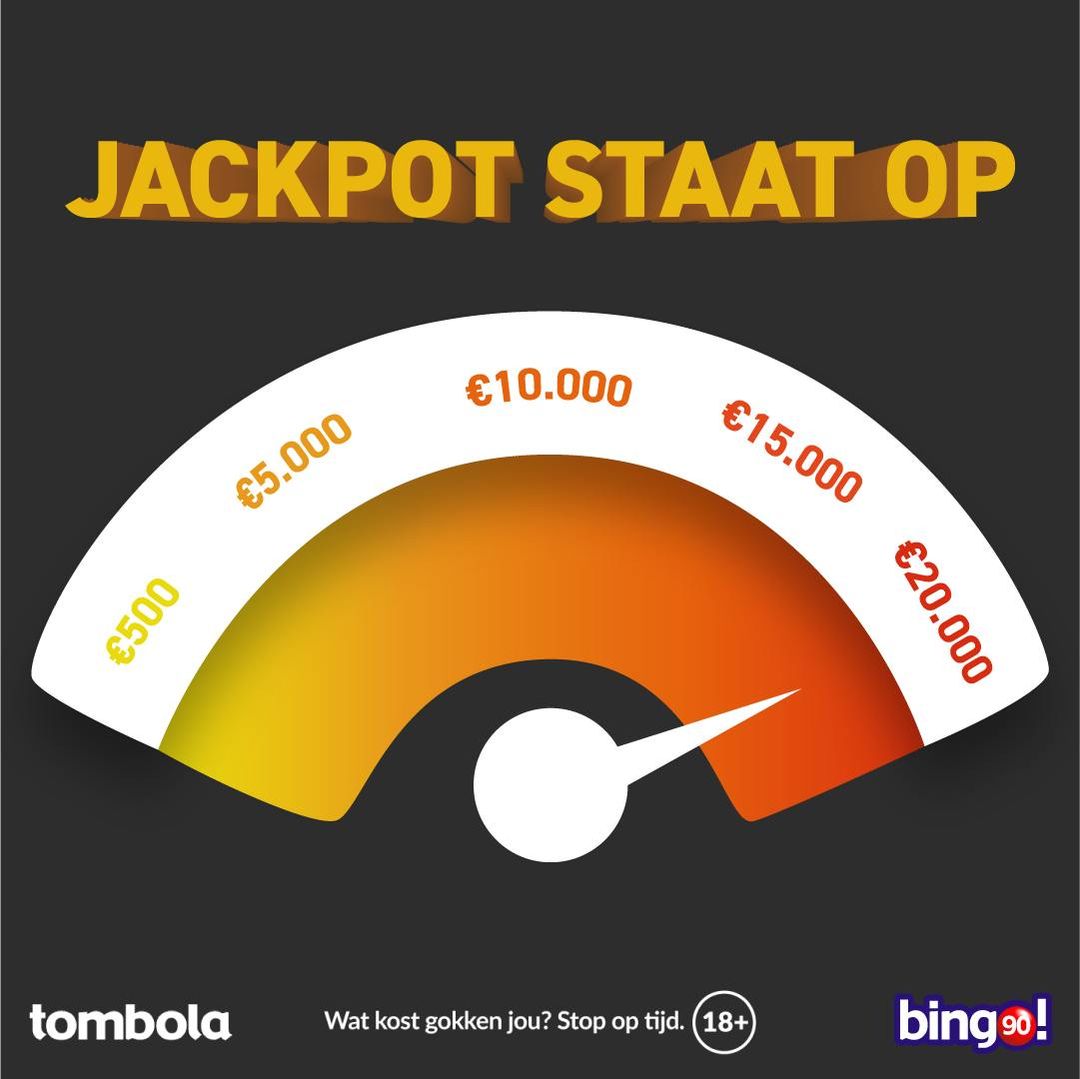 Record Bingo90 jackpot bij Tombola