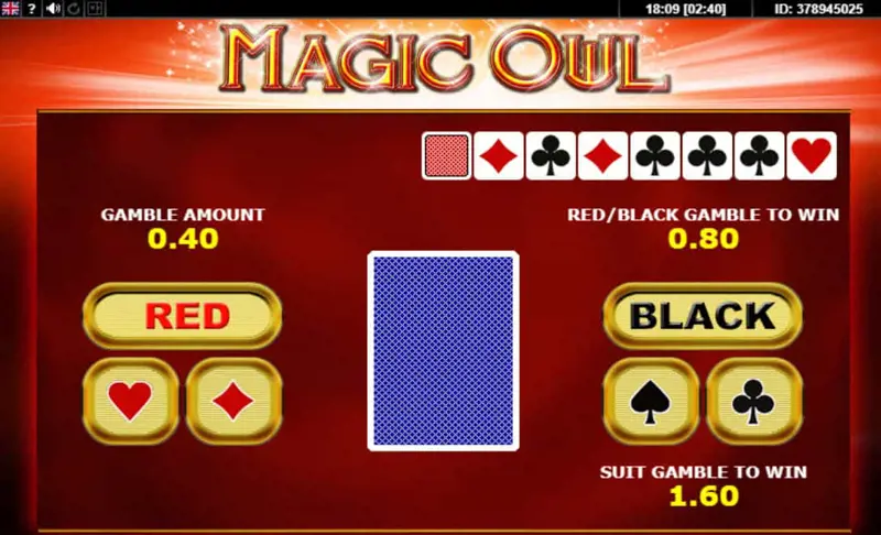 Uitleg Gamble Feature Online Slot Magic Owl