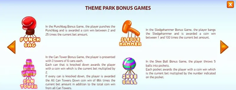 Theme Park Bonus Game 1 4