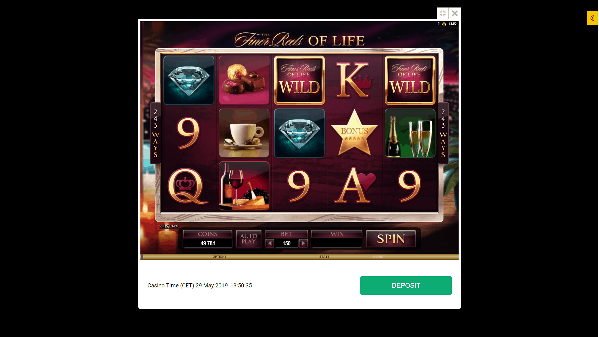 The Finer Reels Of Life No Bonus Casino Always 10 Casino Cashback Google Chrome 29 5 2019 13 50 38