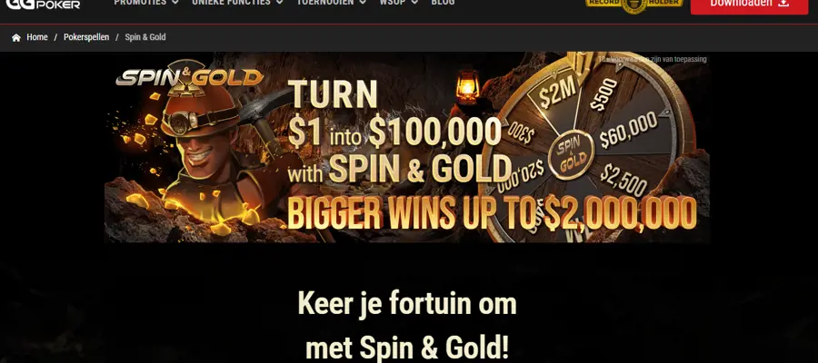 Spin And Gold Ggpoker