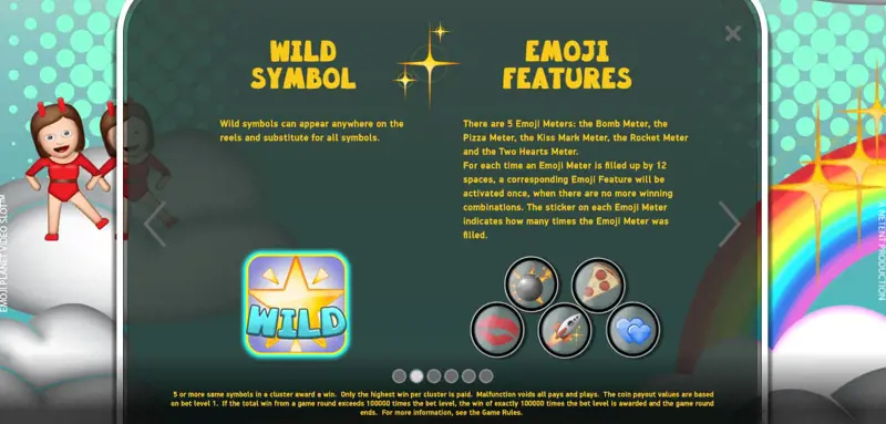 Uitleg Features Online Slot Emoji Planet2