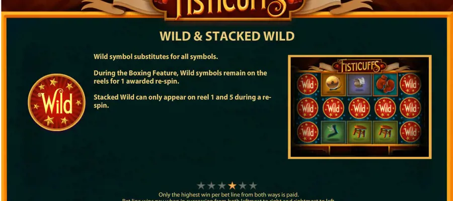 Stacked Wilds Online Slot Fisticuffs