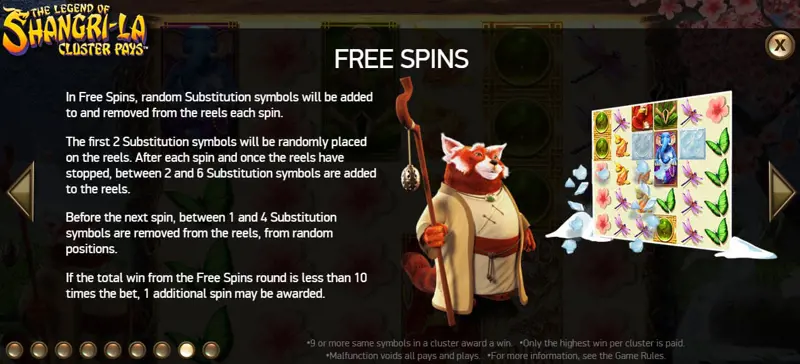 Uitleg Free Spins Online Slot Shangri La 1