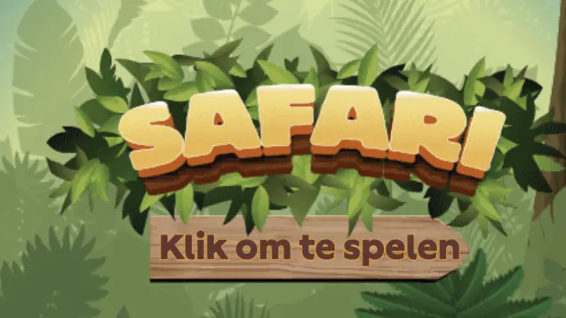 Klik om te spelen Safari Bingo