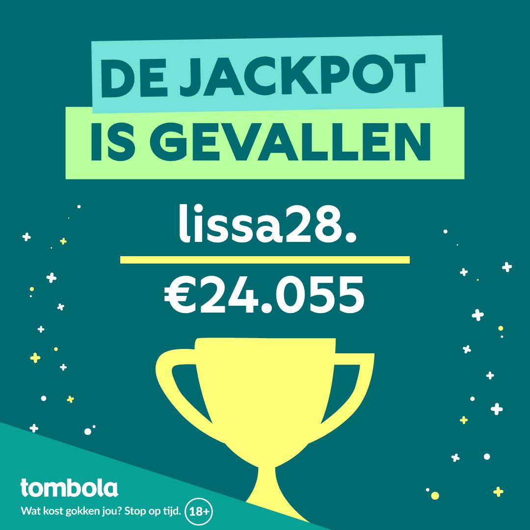Record Bingo90 jackpot bij Tombola