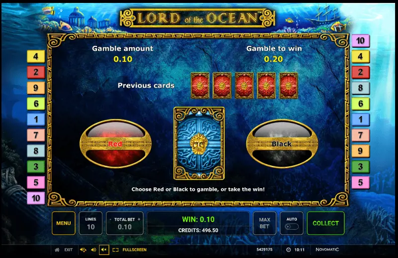 Gamble Functie Bij Lord Of The Ocean