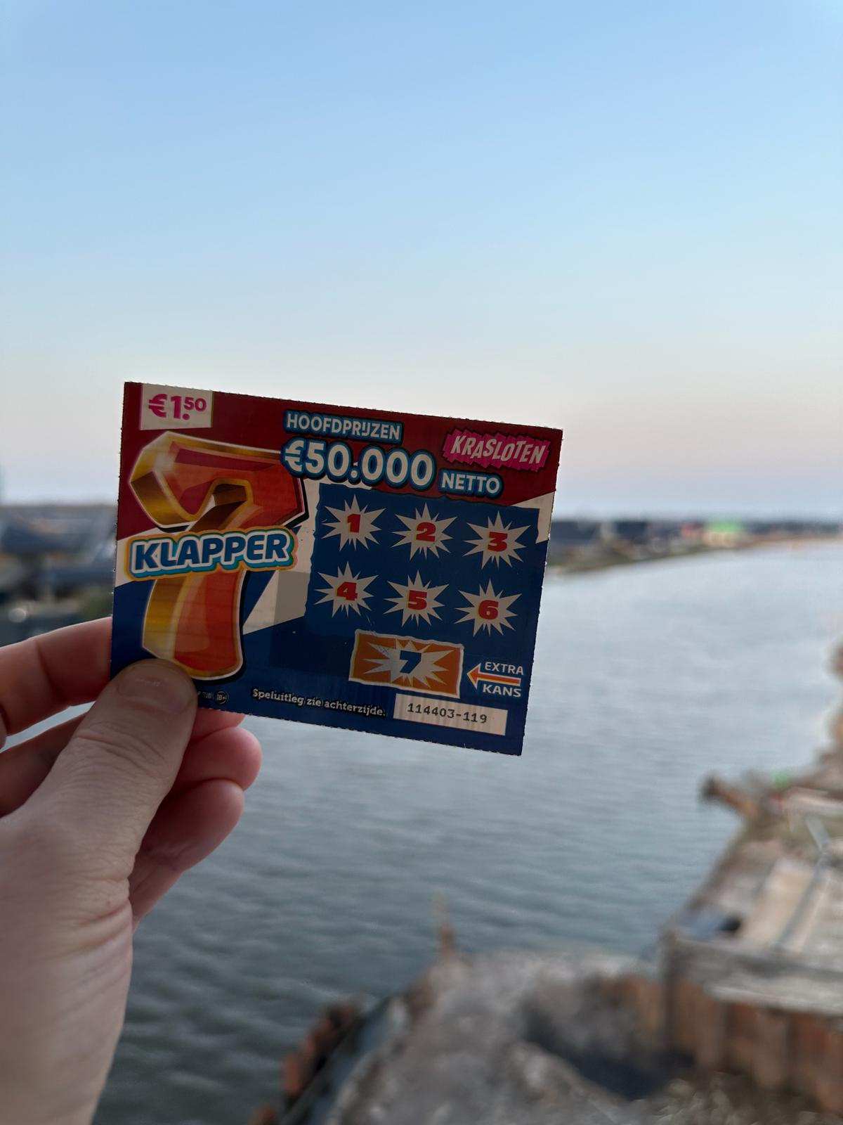 Kraslot: 7 Klapper | Onetime.nl