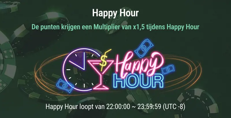Happy Hour bij GGpoker