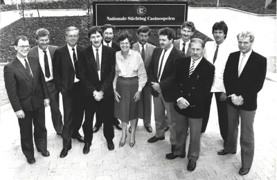 Hoofdfoto Hans Otto Zeitz Ondernemingsraad Nationale Stichting Casinospelen 1984